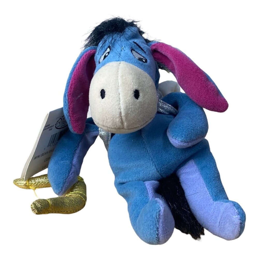 Disney Store CUPID EEYORE Mini Bean Bag Stuffed Plush Doll Valentines